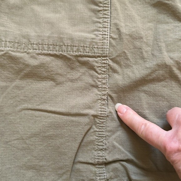 Eddie Bauer Mercer Fit Camp Shorts Khaki Shorts Women’s Rip Stop - Picture 12 of 13